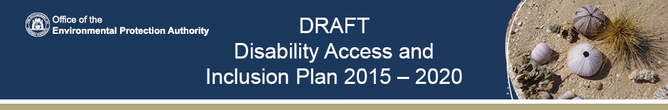 Draft Disability Access and Inclusion Plan for public comment